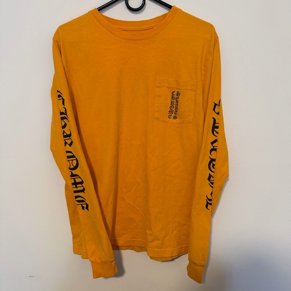 Chrome Hearts Other - Chrome Hearts Orange Long Sleeve Tee